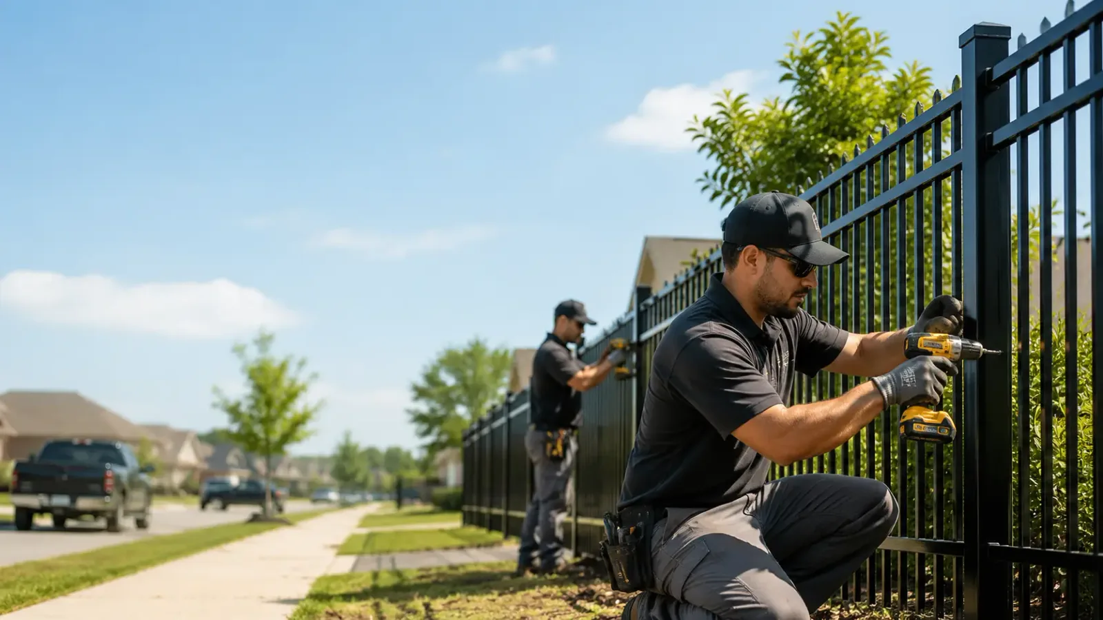 Metal Fence Installation in Krebs, OK